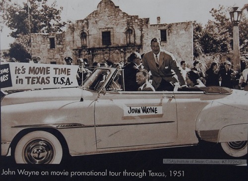 John Wayne in San Antonio Texas -1951
